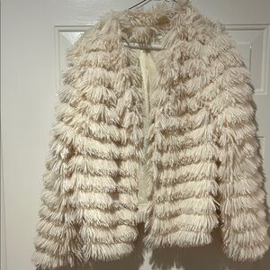 Chic Cream Teddy Jacket